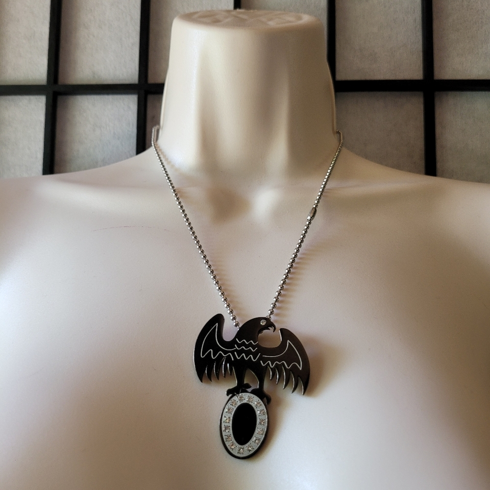 2/$8 • Rhinestone Bird Necklace - Picture 5 of 7